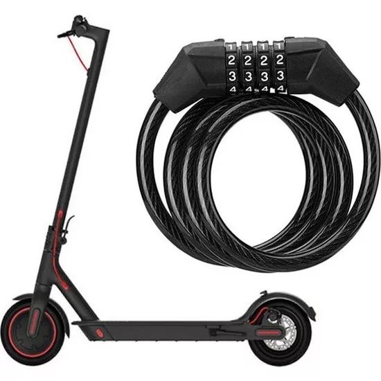 Xiaomi Xiomi Çelik Halat Scooter Bisiklet Kilidi