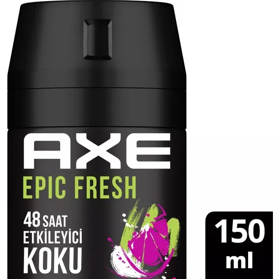 Axe Erkek Deodorant - Bodyspray Epic Fresh 48 Saat Etkileyici Koku 150 ml