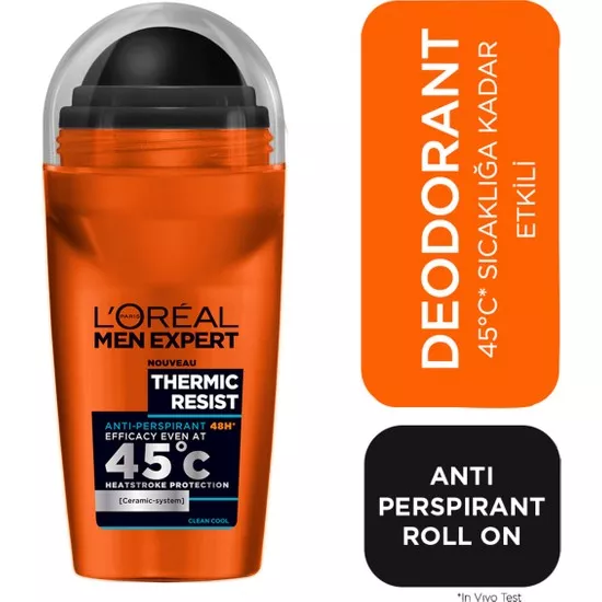 Loréal Paris Men Expert Thermic Resist Anti Perspirant Roll On 50Ml