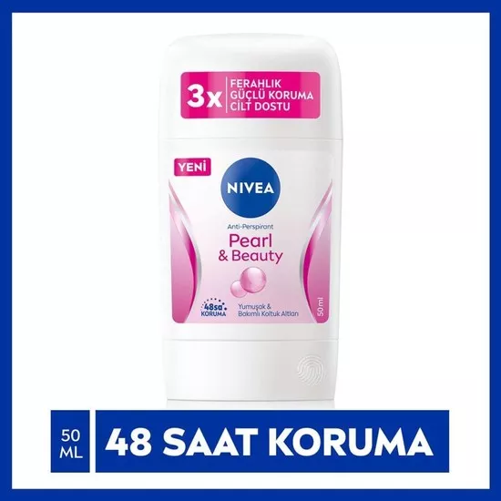 Nivea Kadın Stick Deodorant Pearl-beauty48 Saat Anti-Perspirant Koruma 50 ml