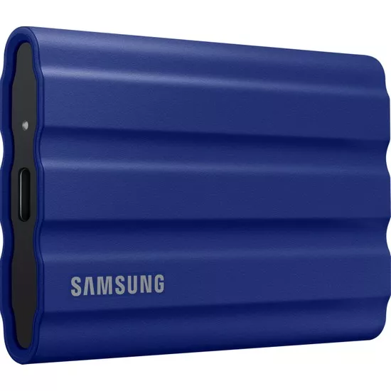 Samsung MU-PE1T0R/WW T7 Shield 1TB 1050MB/1000MB/s USB 3.2 Gen2 Taşınabilir SSD Mavi  (3 Yıl Samsung Türkiye Garantili)